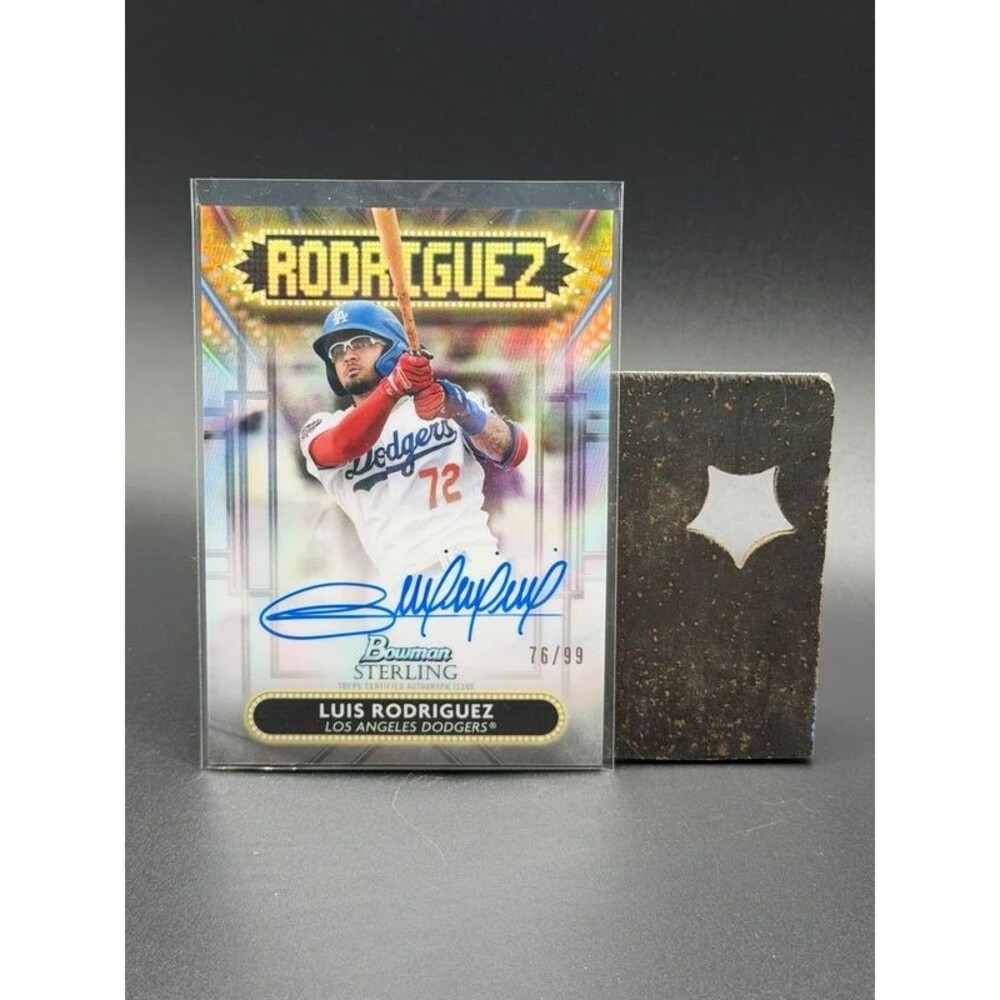 2022 Bowman Sterling Luis Rodriguez Prospect Auto Speckle Refractor /99 #PA-LR D